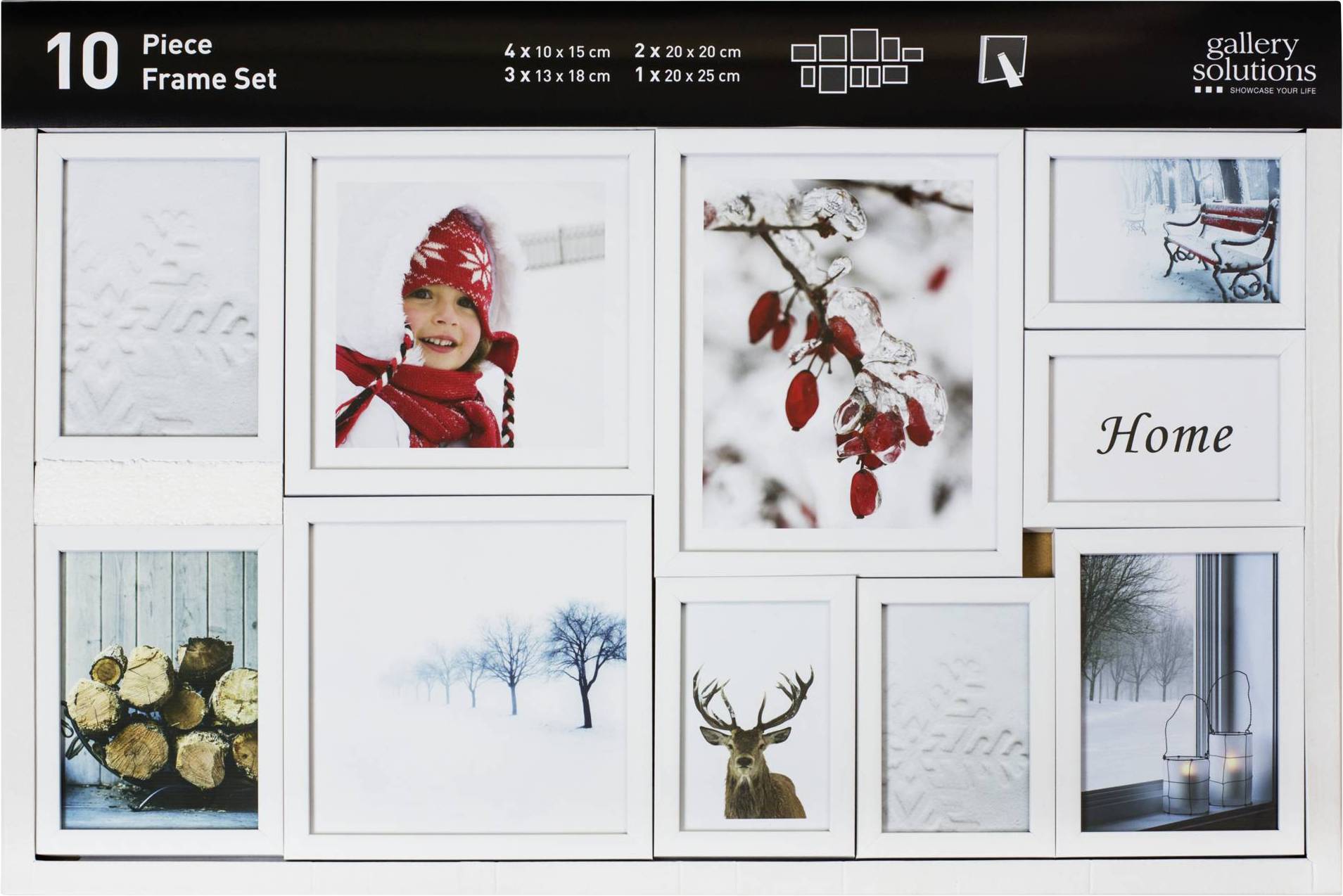Nielsen Design 8999175 Bilder Wechselrahmen Papierformat: 20 x 25mm Weiß
