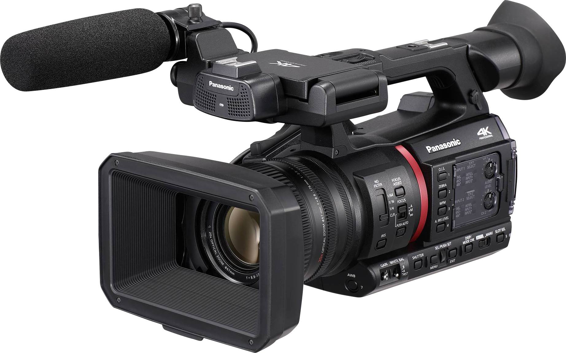 Panasonic Camcorder 8.9 cm 3.5 Zoll 15.03 Megapixel Opt. Zoom: 20 x Schwarz