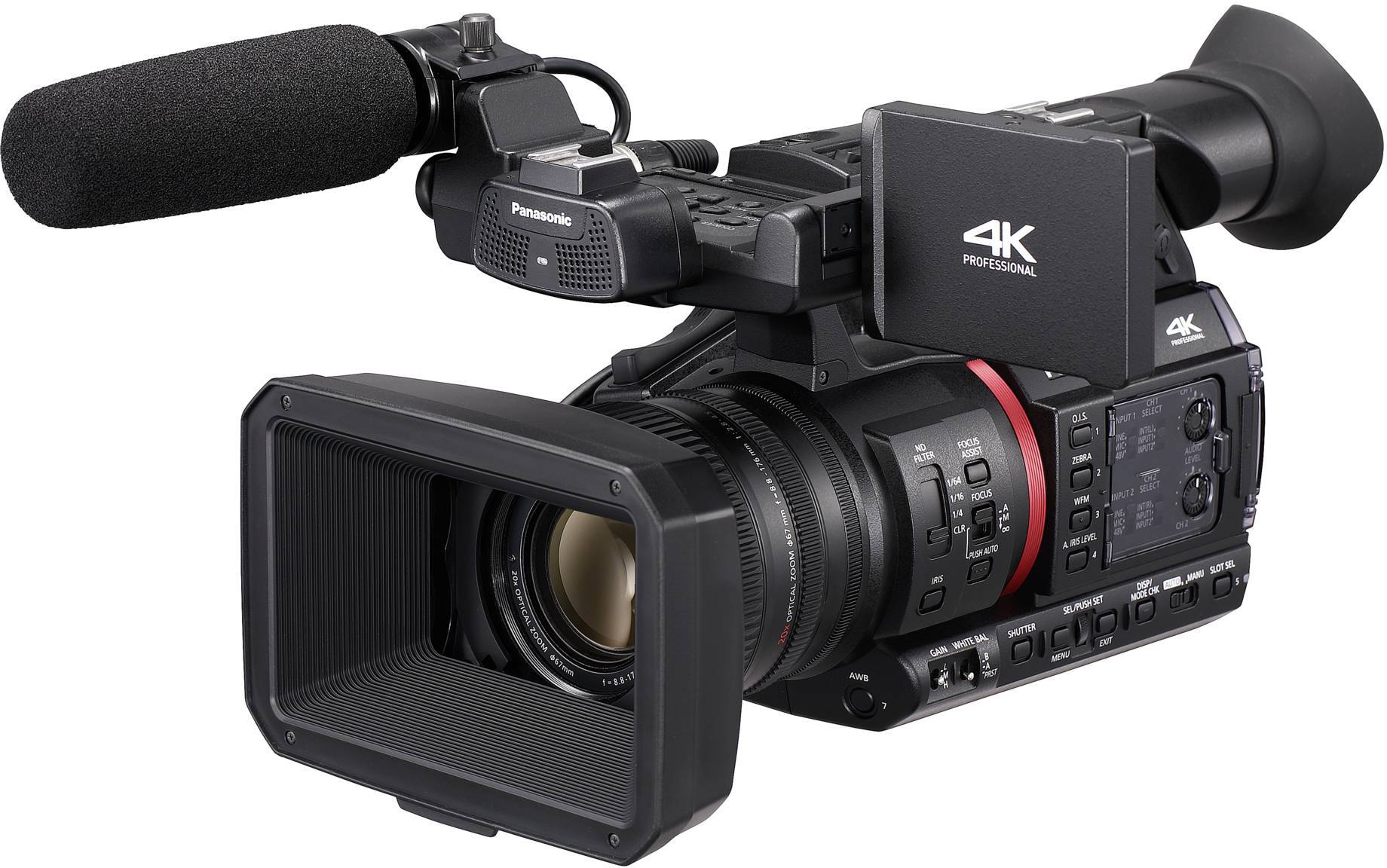 Panasonic Camcorder 8.9 cm 3.5 Zoll 15.03 Megapixel Opt. Zoom: 20 x Schwarz
