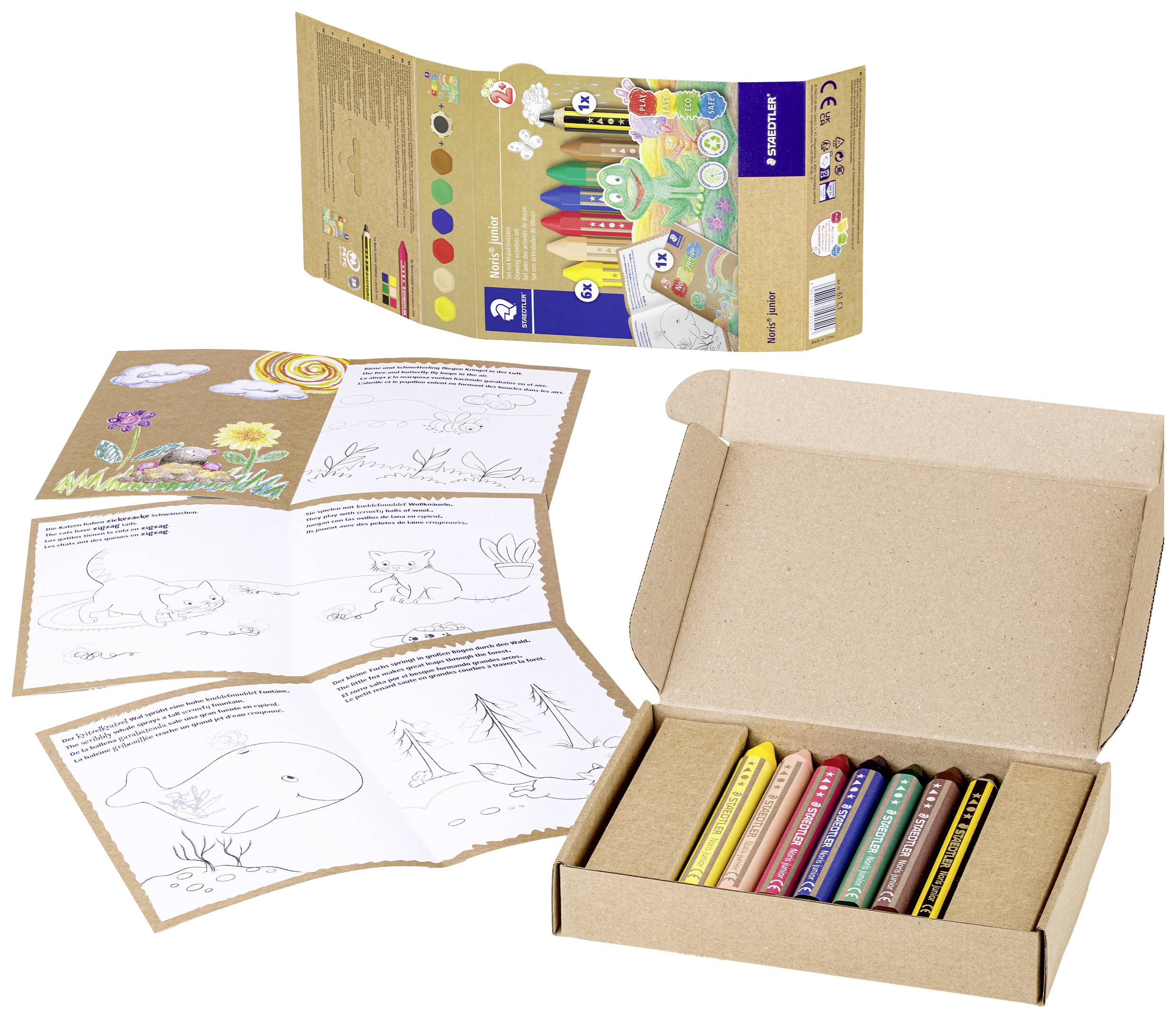 Staedtler Noris junior 61 C1 Gemischtes Set mit Malaktivitäten für Kleinkinder, 61 C1