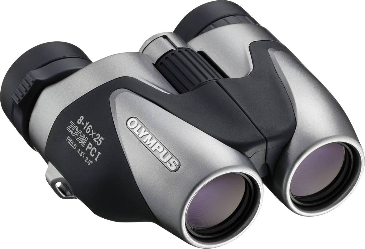 Olympus Zoom-Fernglas 8 x - 16 x 25 mm Porro Silber, Schwarz 017146