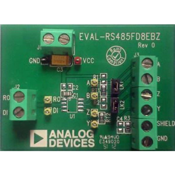 Analog Devices EVAL-RS485FD8EBZ Entwicklungsboard 1St. Analog Devices EVAL-RS485FD8EBZ Entwicklungsboard 1St.