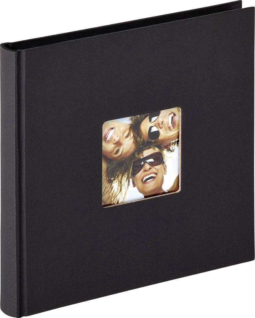 walther+ design FA-199-B Fotoalbum (B x H) 18cm x 18cm Schwarz 30 Seiten