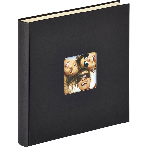 walther+ design SK-110-B Fotoalbum (B x H) 33cm x 33.5cm Schwarz 50 Seiten