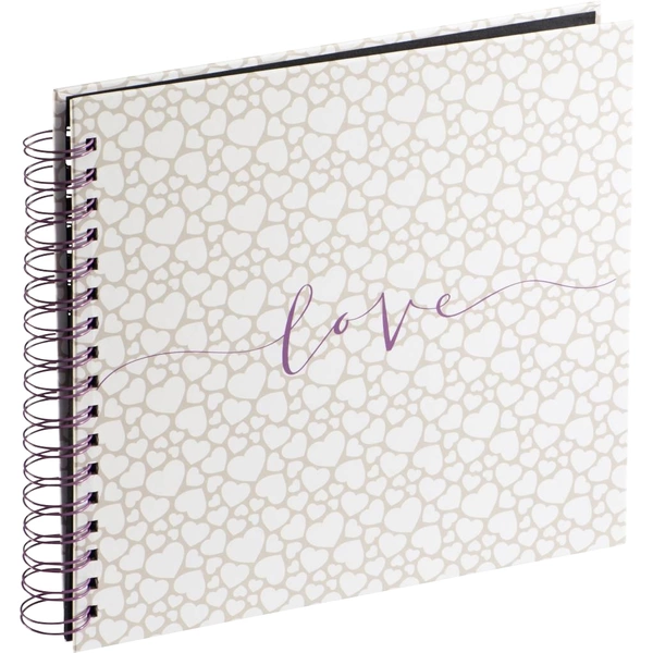 Hama 3831 Spiralalbum (B x H) 28cm x 24cm Beige, Weiß 40 Seiten Hama 3831 Spiralalbum (B x H) 28cm x 24cm Beige, Weiß 40 Seiten