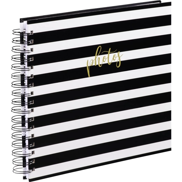 Hama 3818 Spiralalbum (B x H) 28cm x 24cm Schwarz, Weiß 50 Seiten Hama 3818 Spiralalbum (B x H) 28cm x 24cm Schwarz, Weiß 50 Seiten