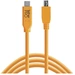 Tether Tools USB-Kabel USB 2.0 USB-C® Stecker, USB-Mini-B Stecker 4.60m Orange CUC2415-ORG Tether Tools USB-Kabel USB 2.0 USB-C® Stecker, USB-Mini-B Stecker 4.60m Orange CUC2415-ORG