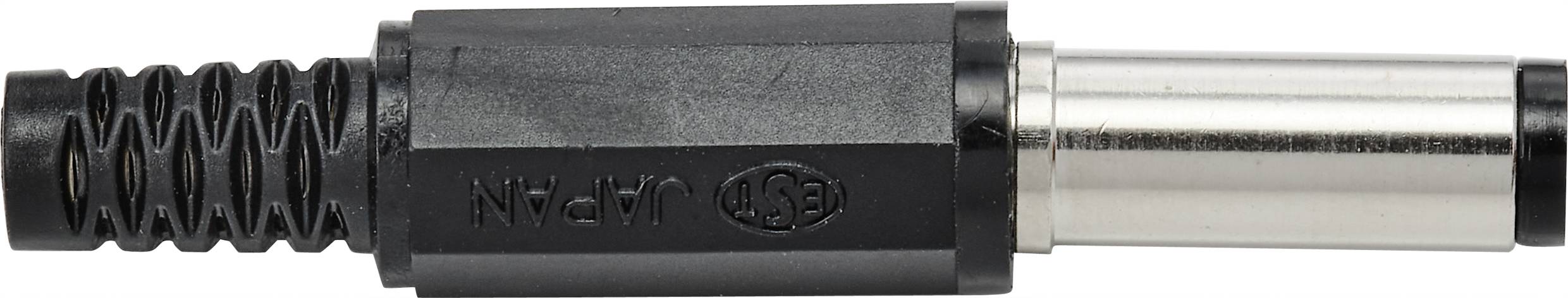 TRU COMPONENTS Niedervolt-Adapter Stecker, gerade 5.5mm 2.1mm