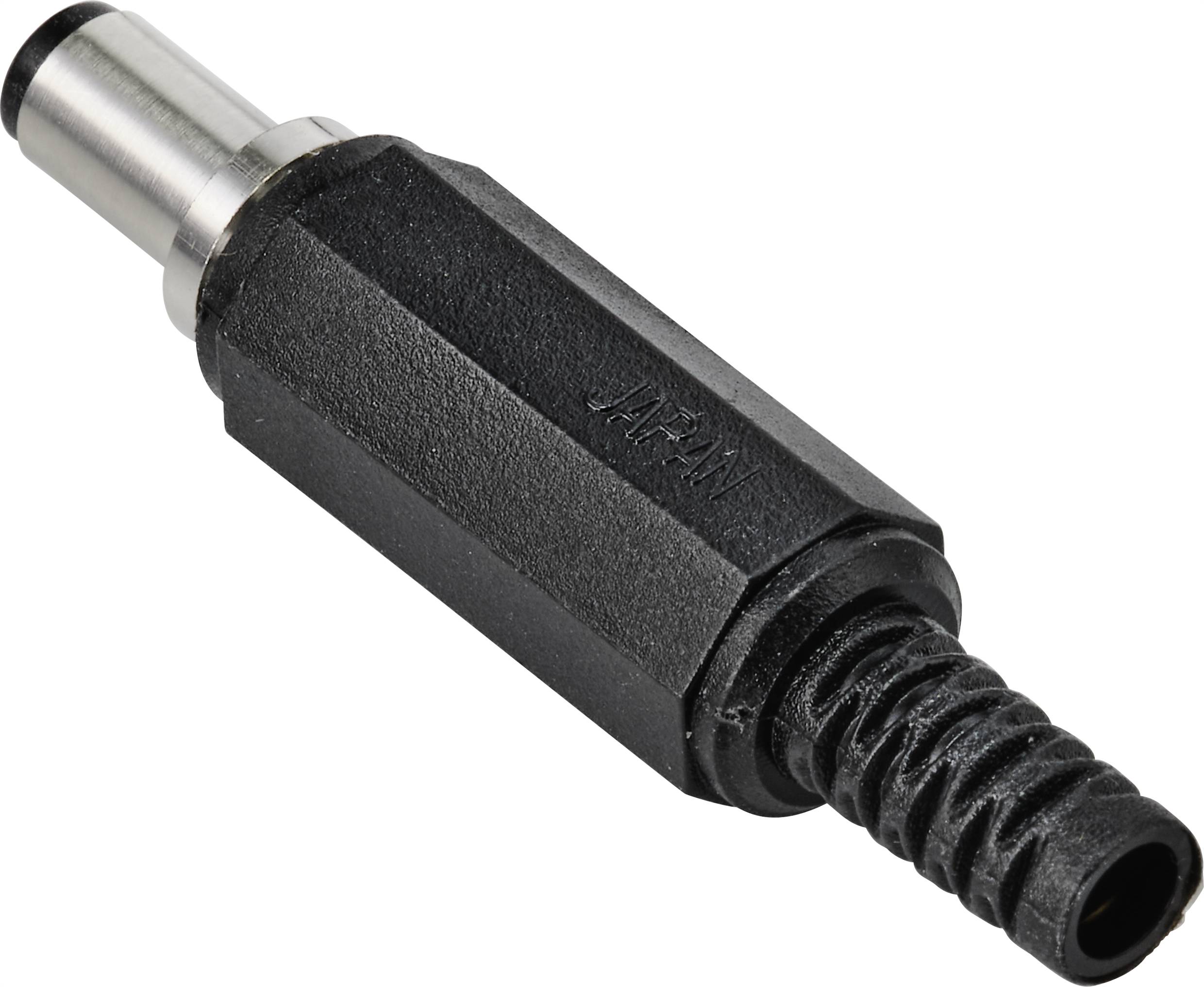 TRU COMPONENTS Niedervolt-Adapter Stecker, gerade 5.5mm 2.5mm