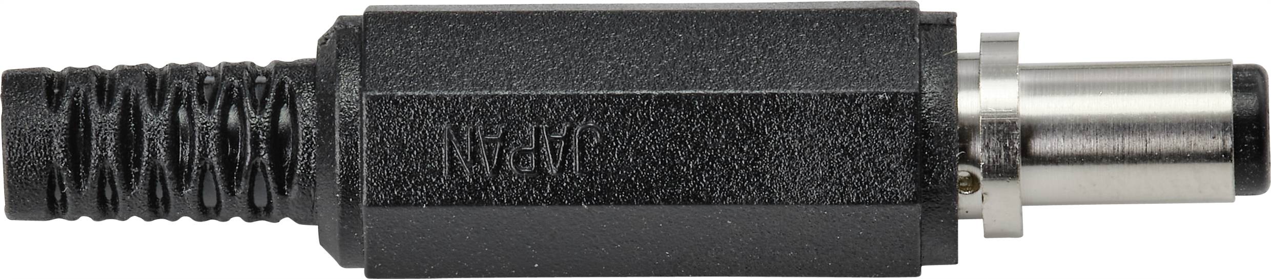 TRU COMPONENTS Niedervolt-Adapter Stecker, gerade 5.5mm 2.5mm