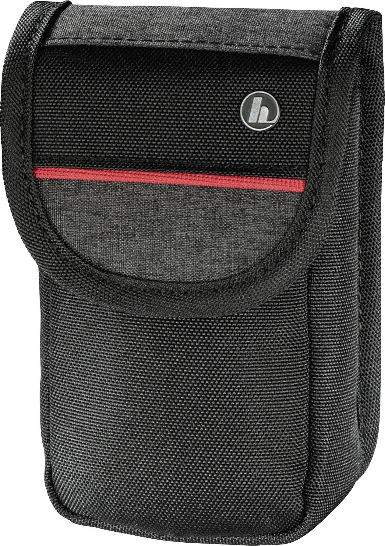 Hama Kameratasche Innenmaß (B x H x T) 6 x 10.5 x 2.5cm Schwarz, Rot