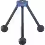 Novoflex Dreibeinstativ Arbeitshöhe=4.7 - 14.5cm Schwarz, Blau Novoflex Dreibeinstativ Arbeitshöhe=4.7 - 14.5cm Schwarz, Blau