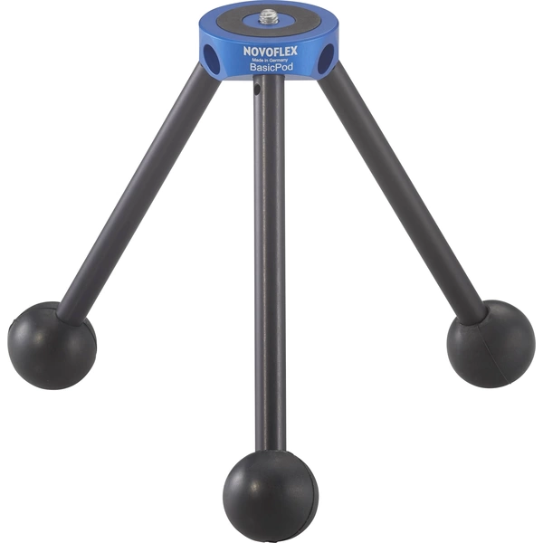Novoflex Dreibeinstativ Arbeitshöhe=4.7 - 14.5cm Schwarz, Blau Novoflex Dreibeinstativ Arbeitshöhe=4.7 - 14.5cm Schwarz, Blau