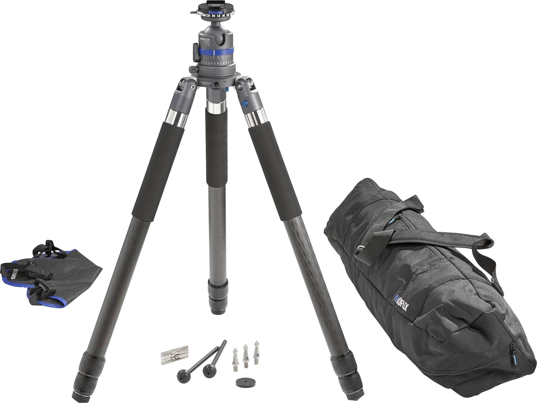 Novoflex Ministativ Arbeitshöhe=5.5 - 154cm Schwarz, Grau