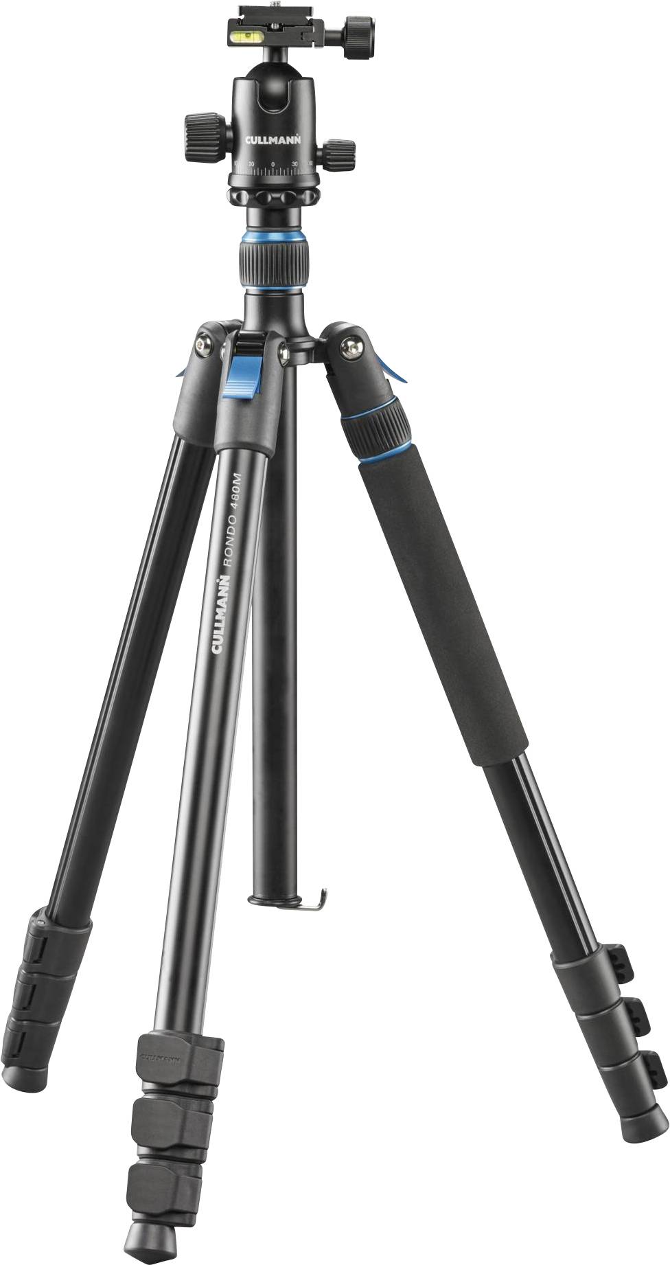 Cullmann Dreibeinstativ Arbeitshöhe=48 - 185cm Schwarz