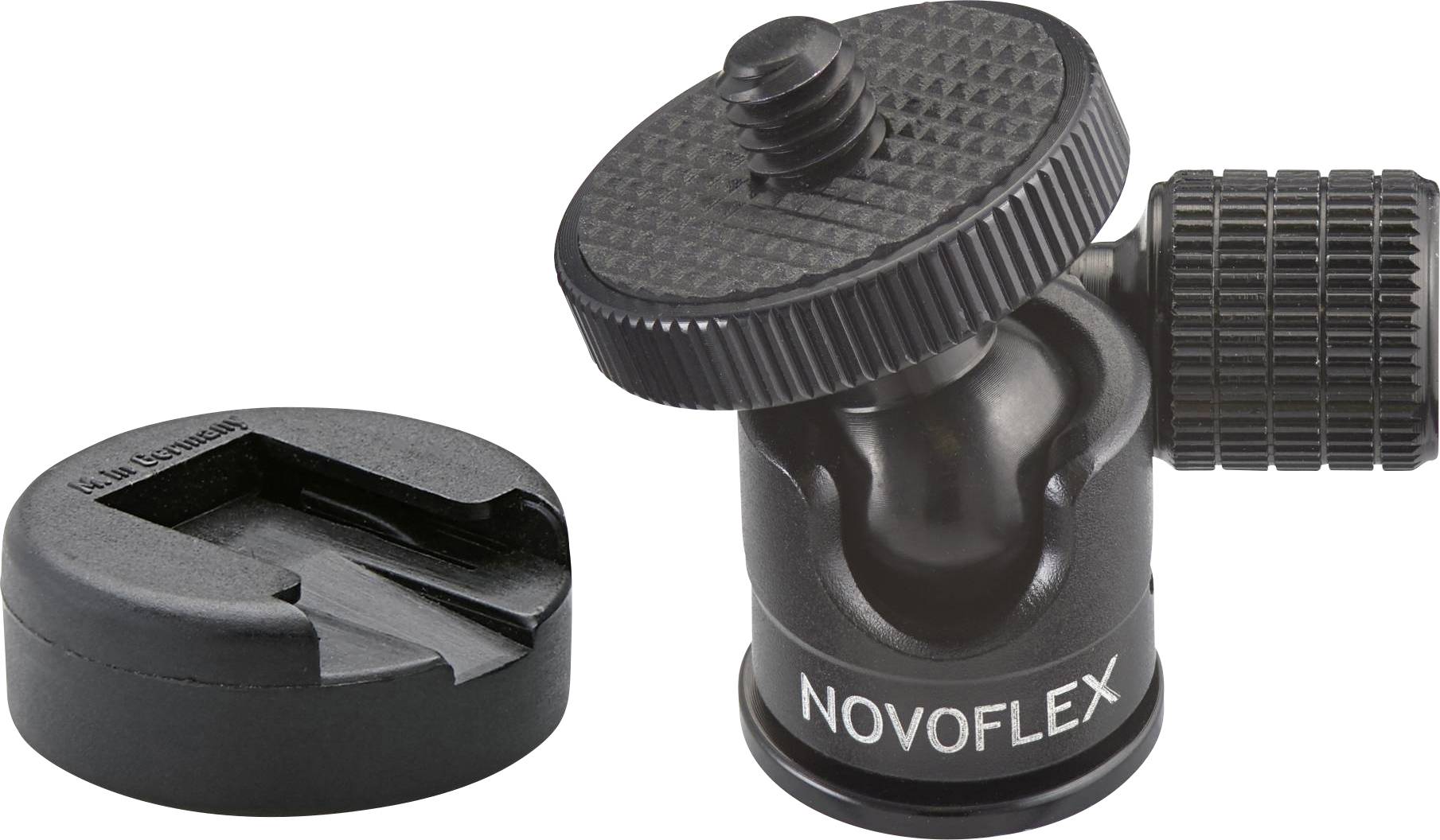 Novoflex M-NEIGER II - Cold Shoe-Befestigung - Schwarz - 1 kg - 1/4 Zoll - 42 mm