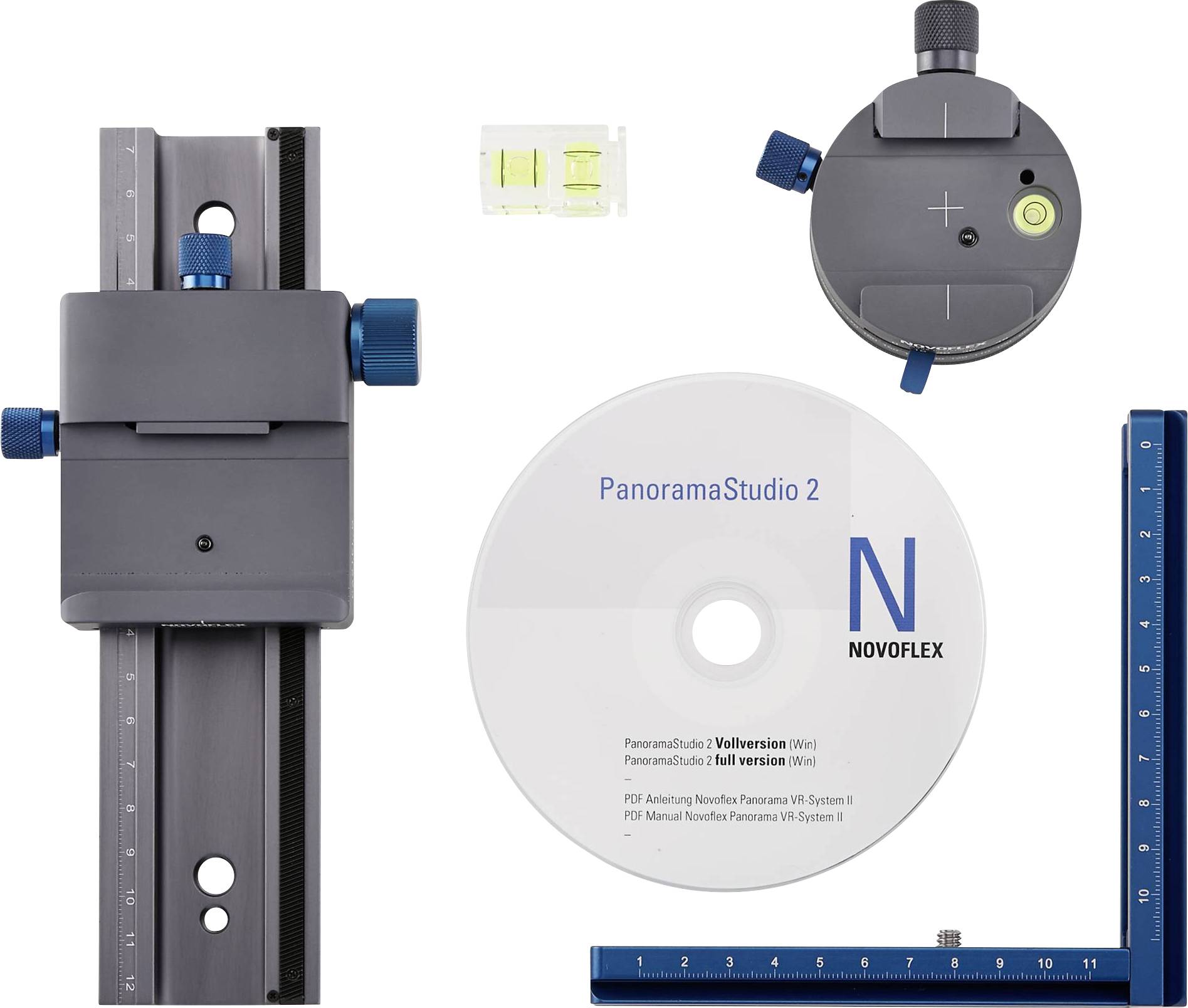 Novoflex Panoramasystem Außengewinde=1/4", 3/8" Innengewinde 1/4"