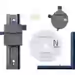 Novoflex Panoramasystem Außengewinde=1/4", 3/8" Innengewinde 1/4" Novoflex Panoramasystem Außengewinde=1/4", 3/8" Innengewinde 1/4"