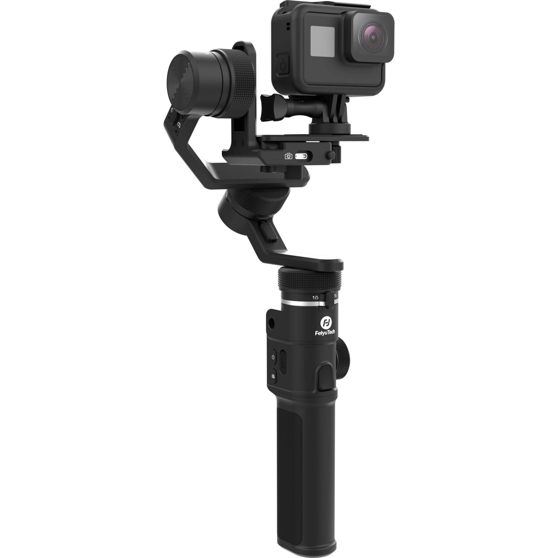 Feiyu Tech Gimbal elektrisch Schwarz Bluetooth Belastbar bis 1.2 kg