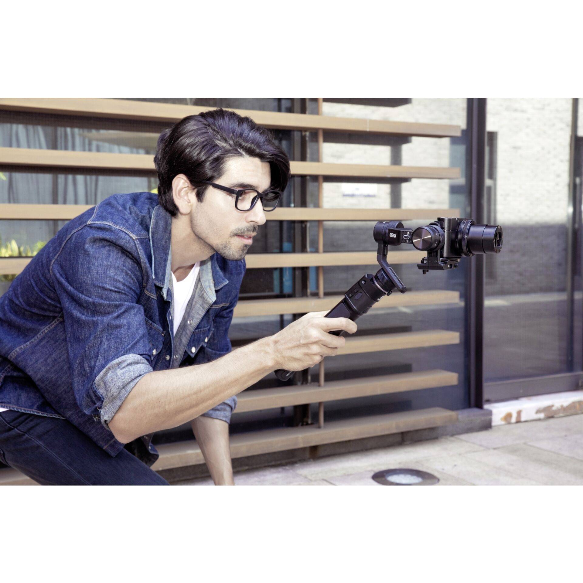 Feiyu Tech Gimbal elektrisch Schwarz Bluetooth Belastbar bis 1.2 kg