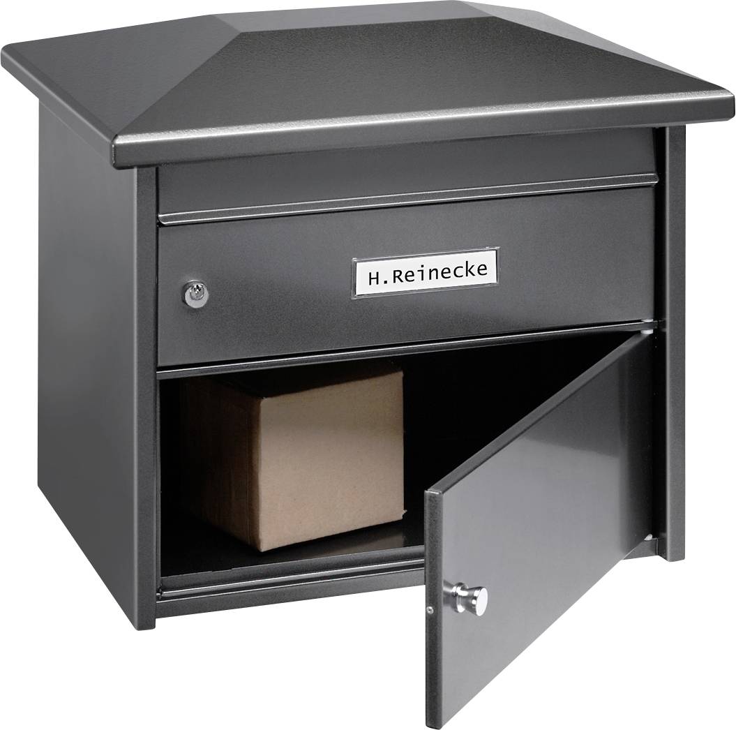 Burg Wächter EUROPA ch 732 E Briefkasten Stahlblech Eisen Schlüsselschloss