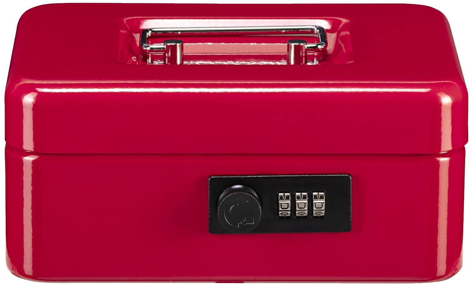 Geldkassette MONEY B.200xH.90xT.160mm rot lack.BURG-WÄCHTER