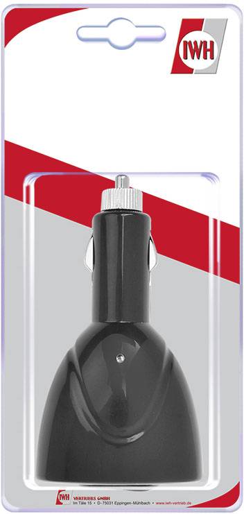 IWH USB Doppel-Stecker + 12 Volt Dose Belastbarkeit Strom max.=3A