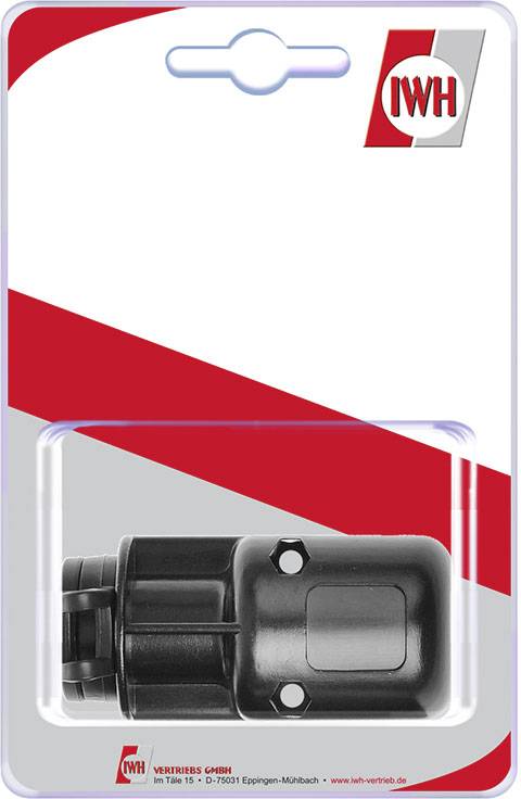 IWH Aufbau-Steckdose DIN 12/24 Volt Belastbarkeit Strom max.=16A 12 oder 24 V/DC