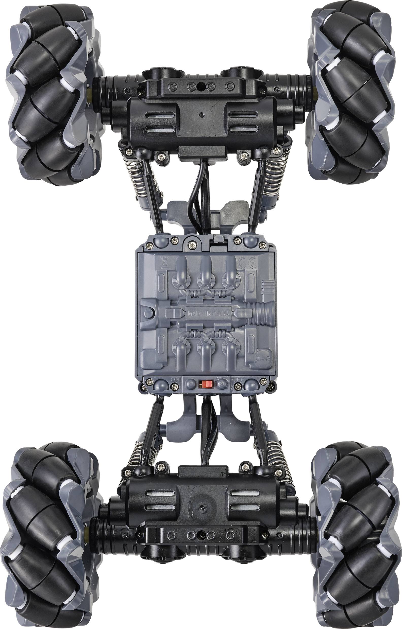 2-in-1 Crawler mit Wasserstrahl und Seifenblasen RC Einsteiger Modellauto Elektro Crawler Allradantrieb (4WD) inkl. Akku und