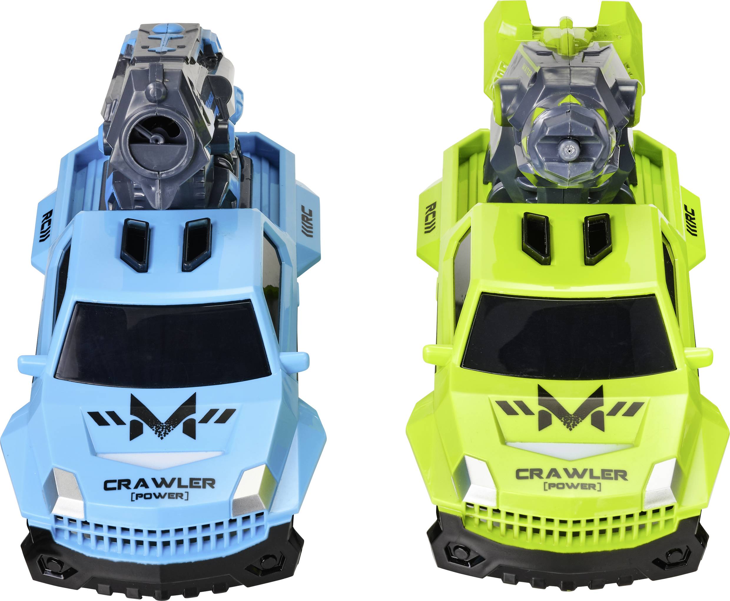 2-in-1 Crawler mit Wasserstrahl und Seifenblasen RC Einsteiger Modellauto Elektro Crawler Allradantrieb (4WD) inkl. Akku und