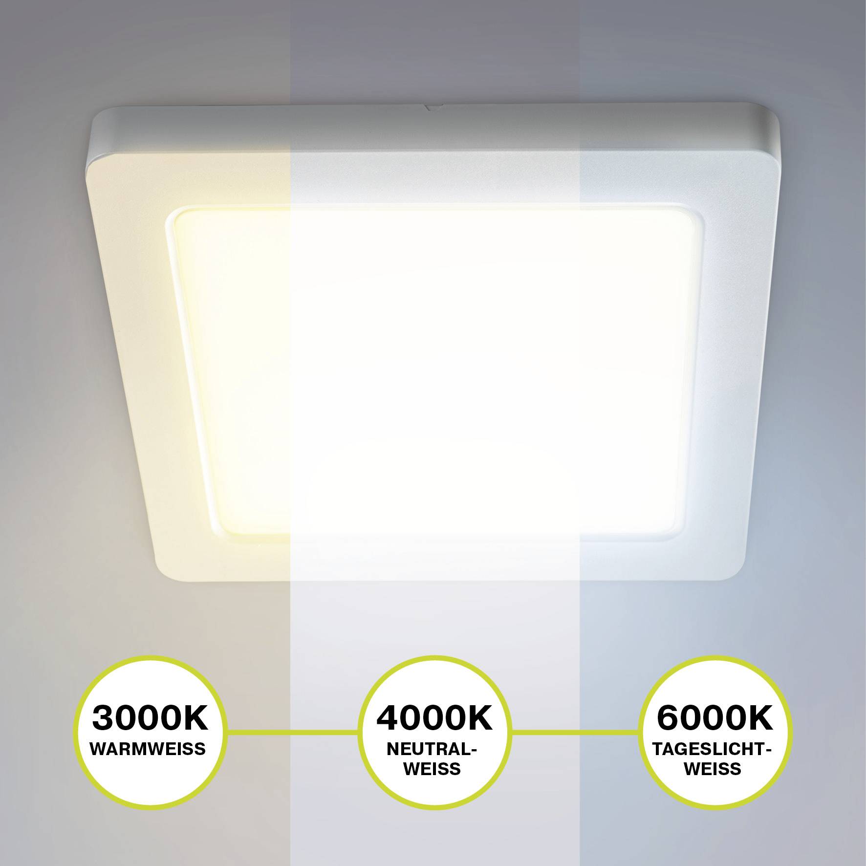 Heitronic 500957 Selesto LED-Einbauleuchte LED LED fest eingebaut 12W Weiß