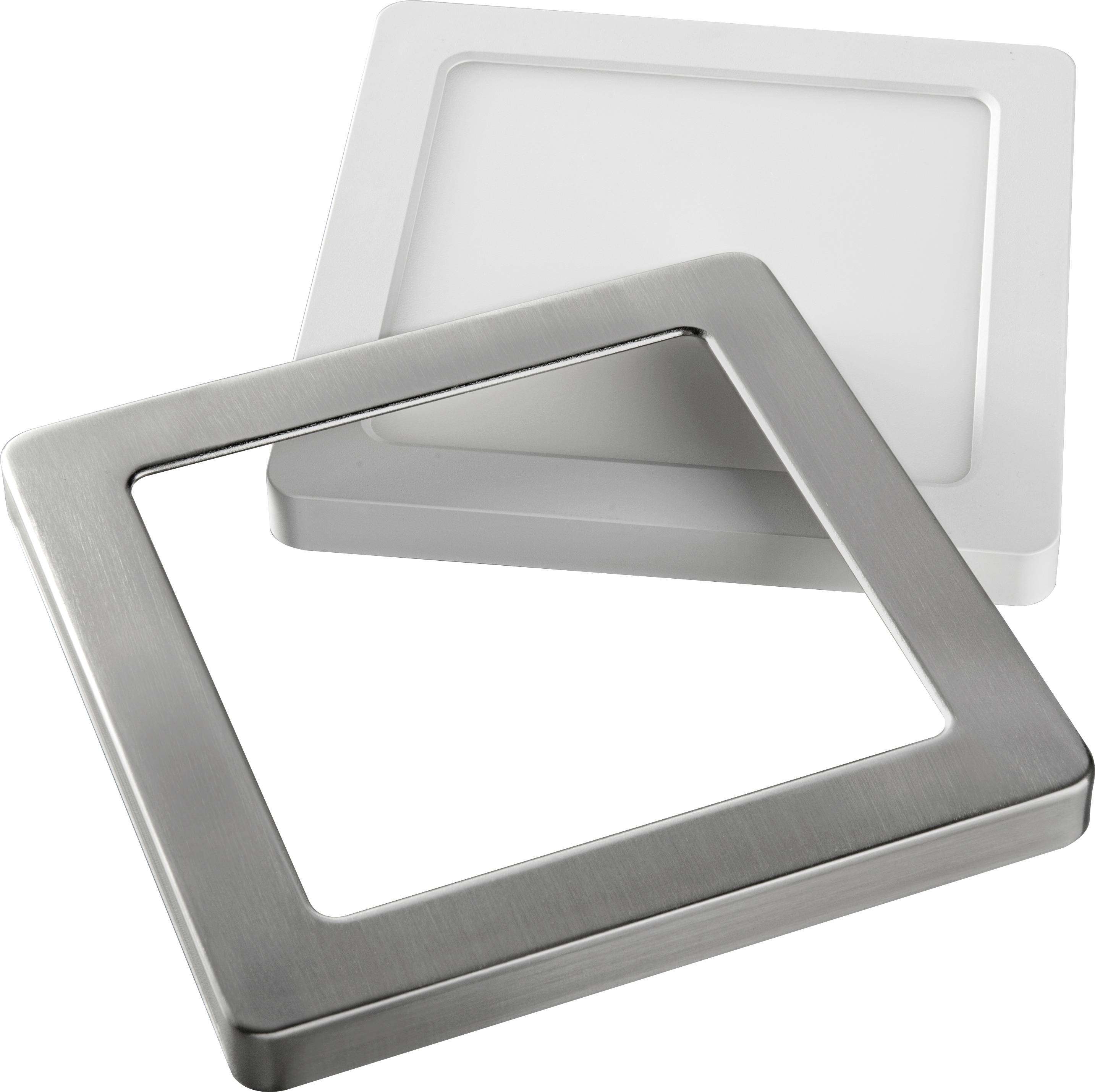 Heitronic 500959 Einbaurahmen Nickel (gebürstet)