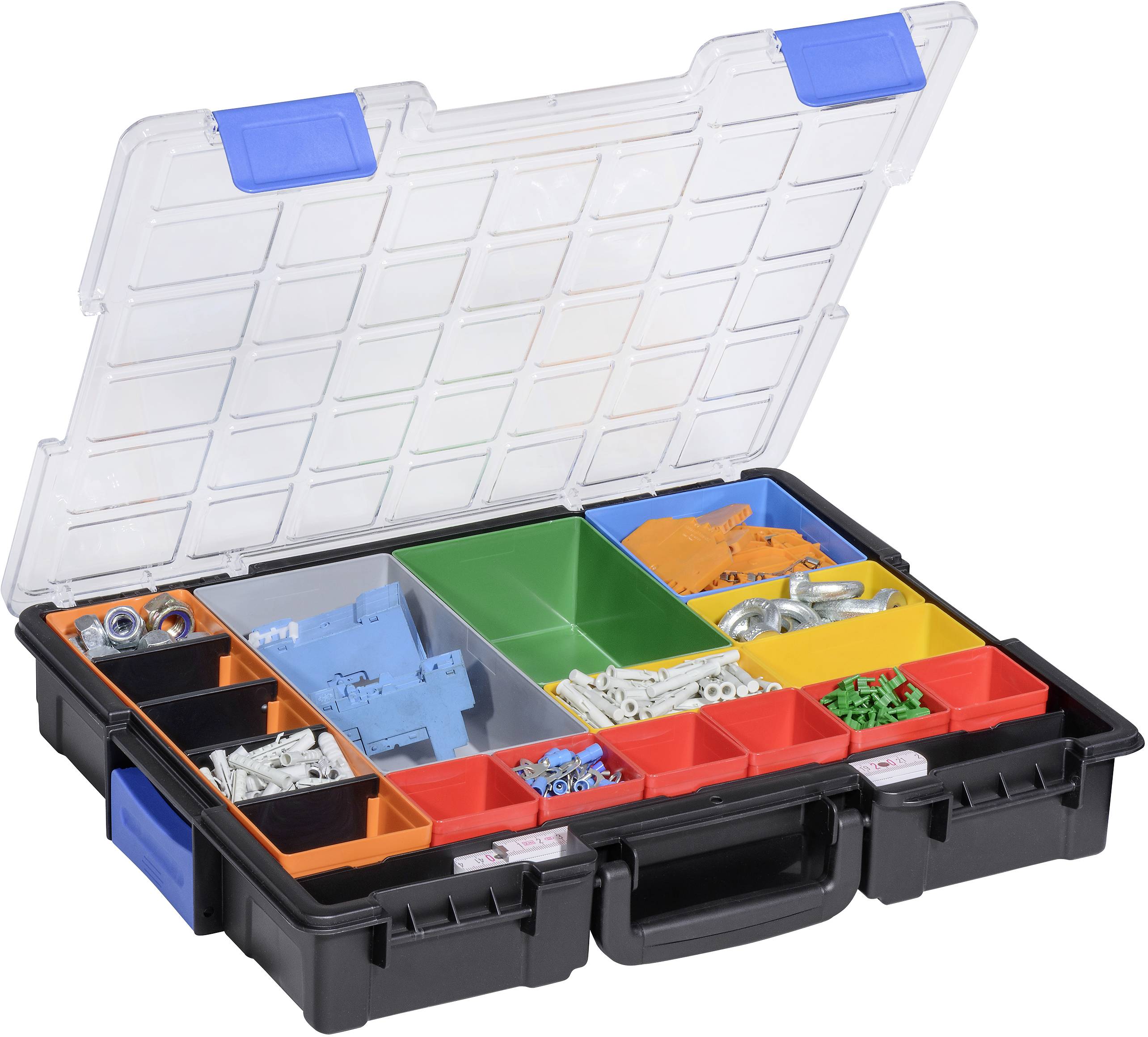 Allit EuroPlus Pro K44/18 Sortimentskoffer (B x H x T) 440 x 76 x 355mm Anzahl Fächer: 18 Inhalt 1St.