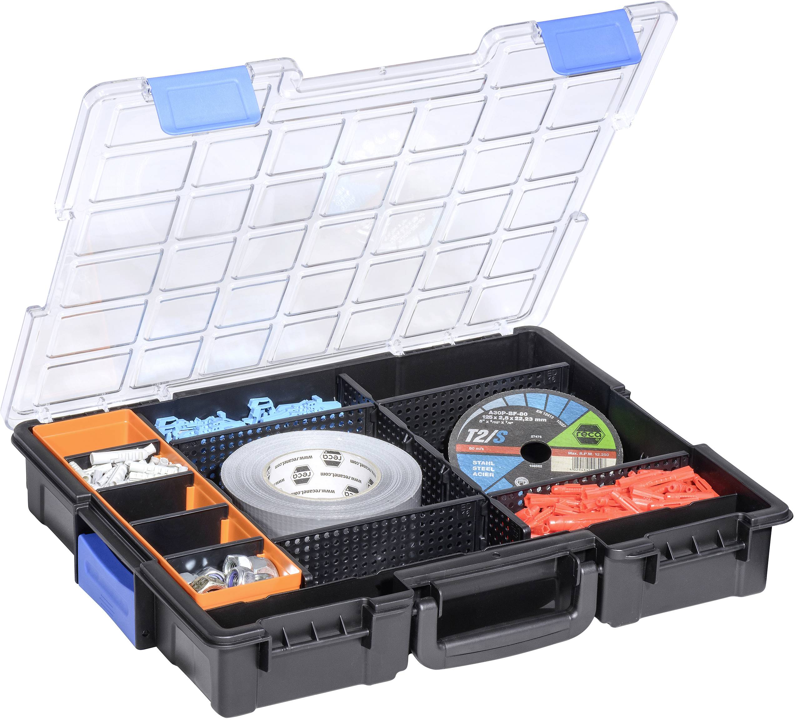 Allit EuroPlus Pro K44/12-6 Sortimentskoffer (B x H x T) 440 x 76 x 355mm Anzahl Fächer: 12 Inhalt 1St.