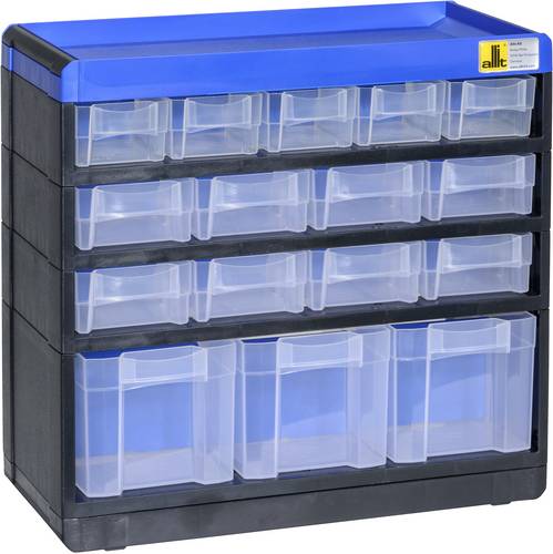 Allit 464600 Kleinteilmagazin VarioPlus Pro 29/32 (B x H x T) 300 x 285 x 135 mm Schwarz, Blau 1 St