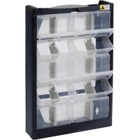 Allit 466250 Kleinteilmagazin (B x H x T) 300 x 465 x 80mm Schwarz, Grau 1St. Allit 466250 Kleinteilmagazin (B x H x T) 300 x 465 x 80mm Schwarz, Grau 1St.