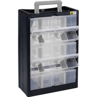 Allit 466260 Kleinteilmagazin VarioPlus DrawBox C 40 (B x H x T) 300 x 465 x 155 mm Schwarz, Grau 1 Allit 466260 Kleinteilmagazin VarioPlus DrawBox C 40 (B x H x T) 300 x 465 x 155 mm Schwarz, Grau 1