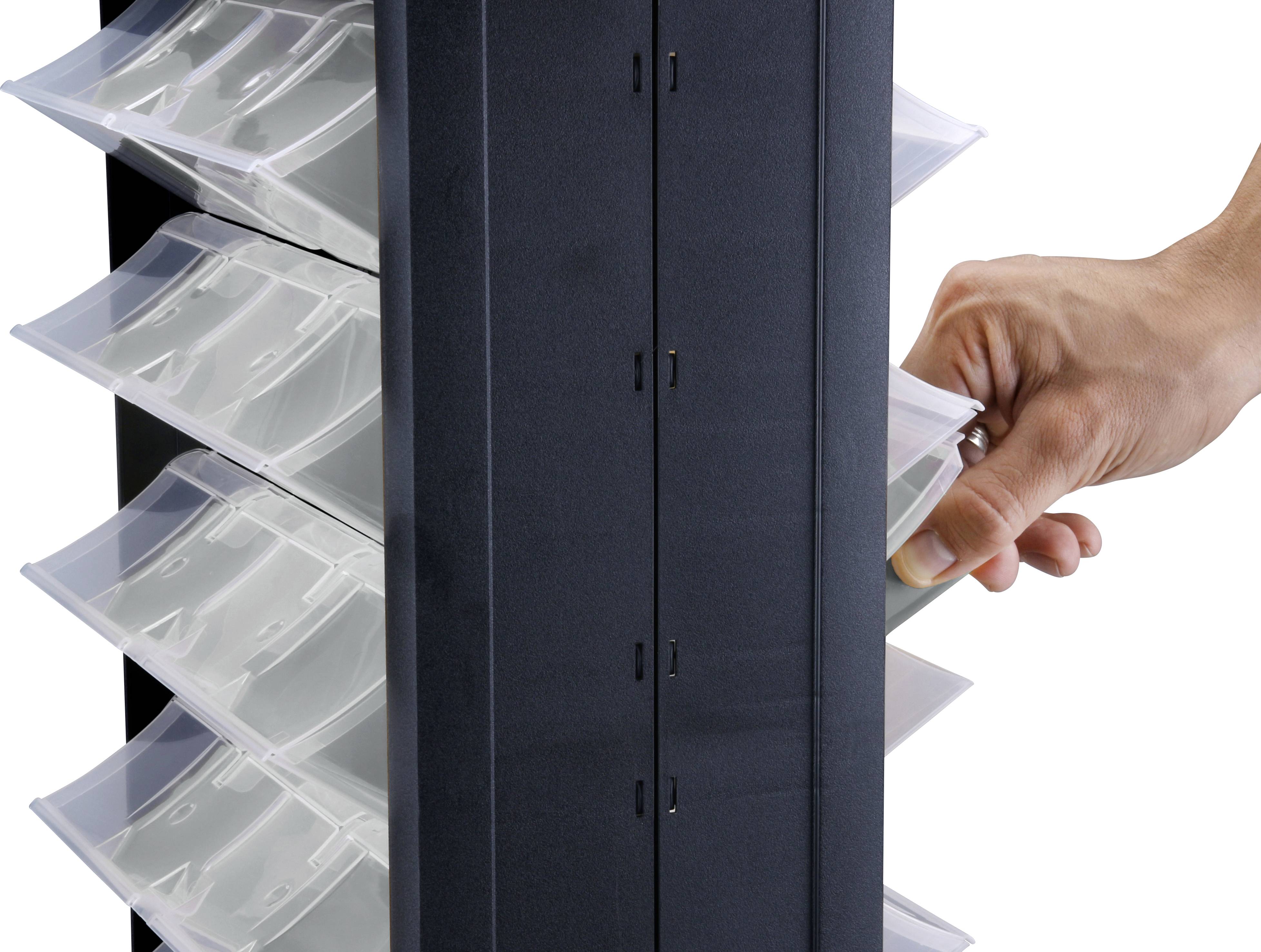 Allit 466260 Kleinteilmagazin VarioPlus DrawBox C 40 (B x H x T) 300 x 465 x 155mm Schwarz, Grau 1St.