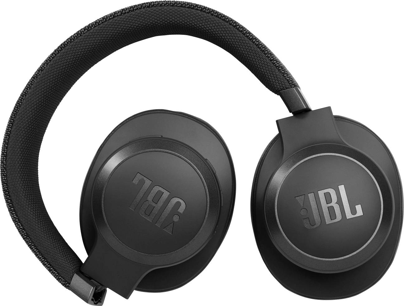 JBL LIVE 660 NC Over Ear Kopfhörer Bluetooth®, kabelgebunden Schwarz Noise Cancelling Headset, Klang-Personalisierung, Lautstärkeregelung