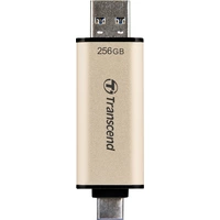 Transcend JetFlash 930C USB-Stick 256 GB Gold TS256GJF930C USB-A (USB 3.2 Gen 1), USB-C® Transcend JetFlash 930C USB-Stick 256 GB Gold TS256GJF930C USB-A (USB 3.2 Gen 1), USB-C®