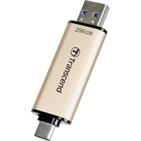 Transcend JetFlash 930C USB-Stick 256 GB Gold TS256GJF930C USB-A (USB 3.2 Gen 1), USB-C® Transcend JetFlash 930C USB-Stick 256 GB Gold TS256GJF930C USB-A (USB 3.2 Gen 1), USB-C®