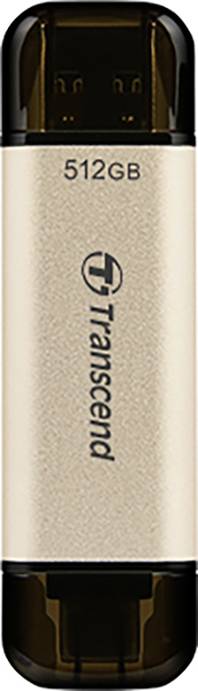 Transcend JetFlash 930C USB-Stick 512GB Gold TS512GJF930C USB-A (USB 3.2 Gen 1), USB-C®