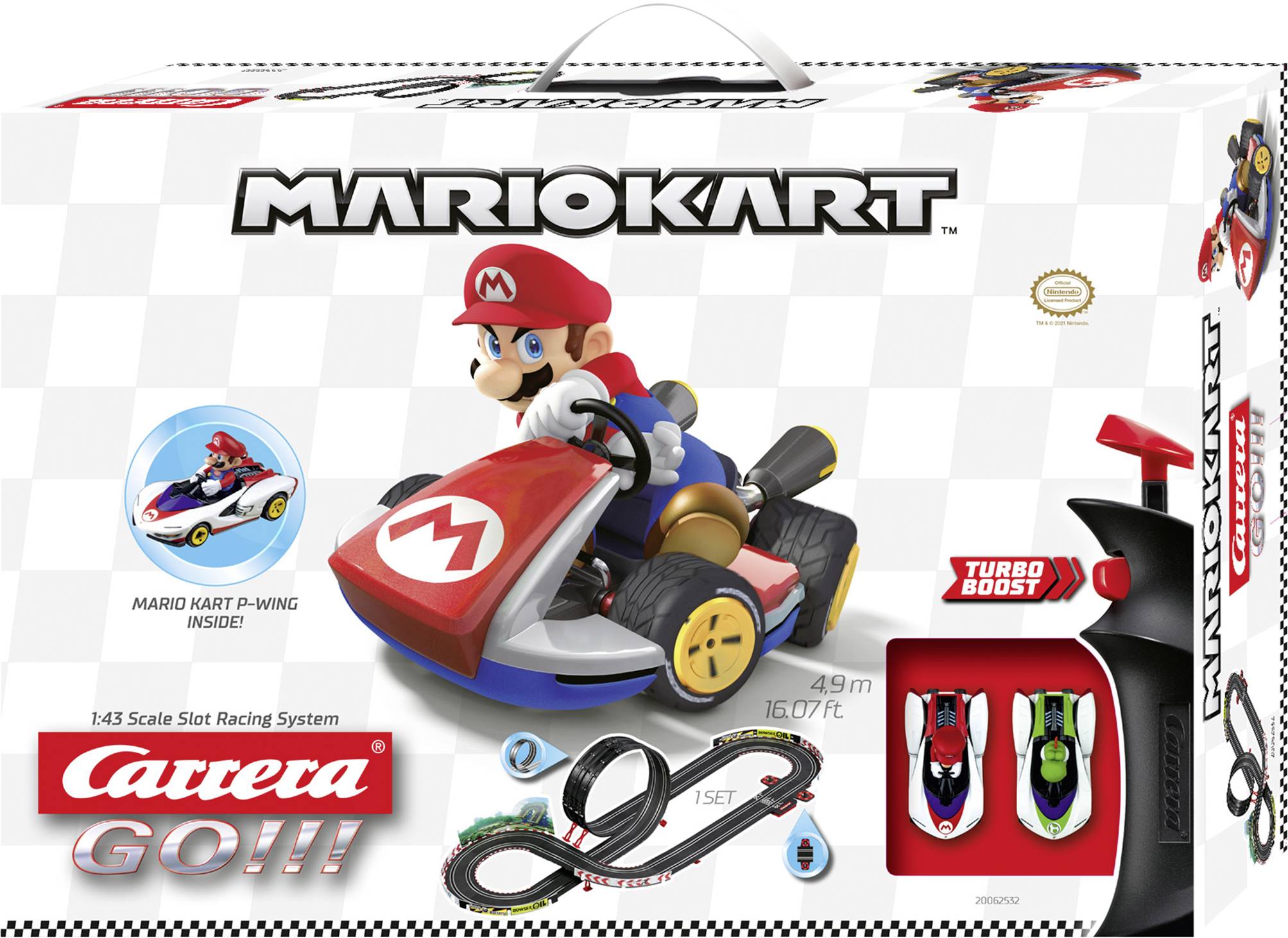 Carrera 20062532 GO!!! Nintendo Mario Kart - P-Win Start-Set