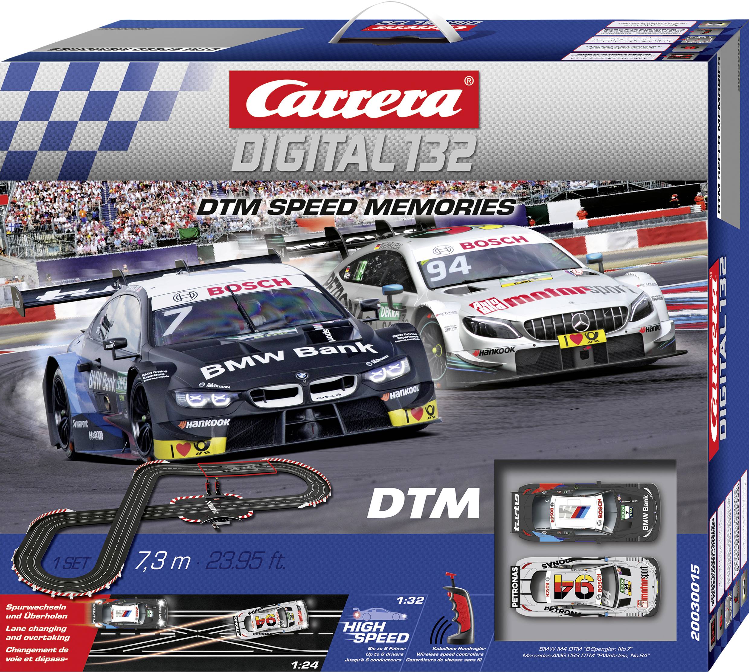 Carrera 20030015 DIGITAL 132 DTM Speed Memories Start-Set