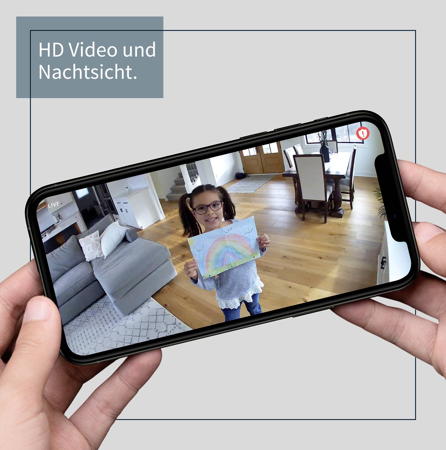 ARLO INDOOR CAMERA BLACK VMC2040B-100EUS WLAN IP-Überwachungskamera 1920 x 1080 Pixel