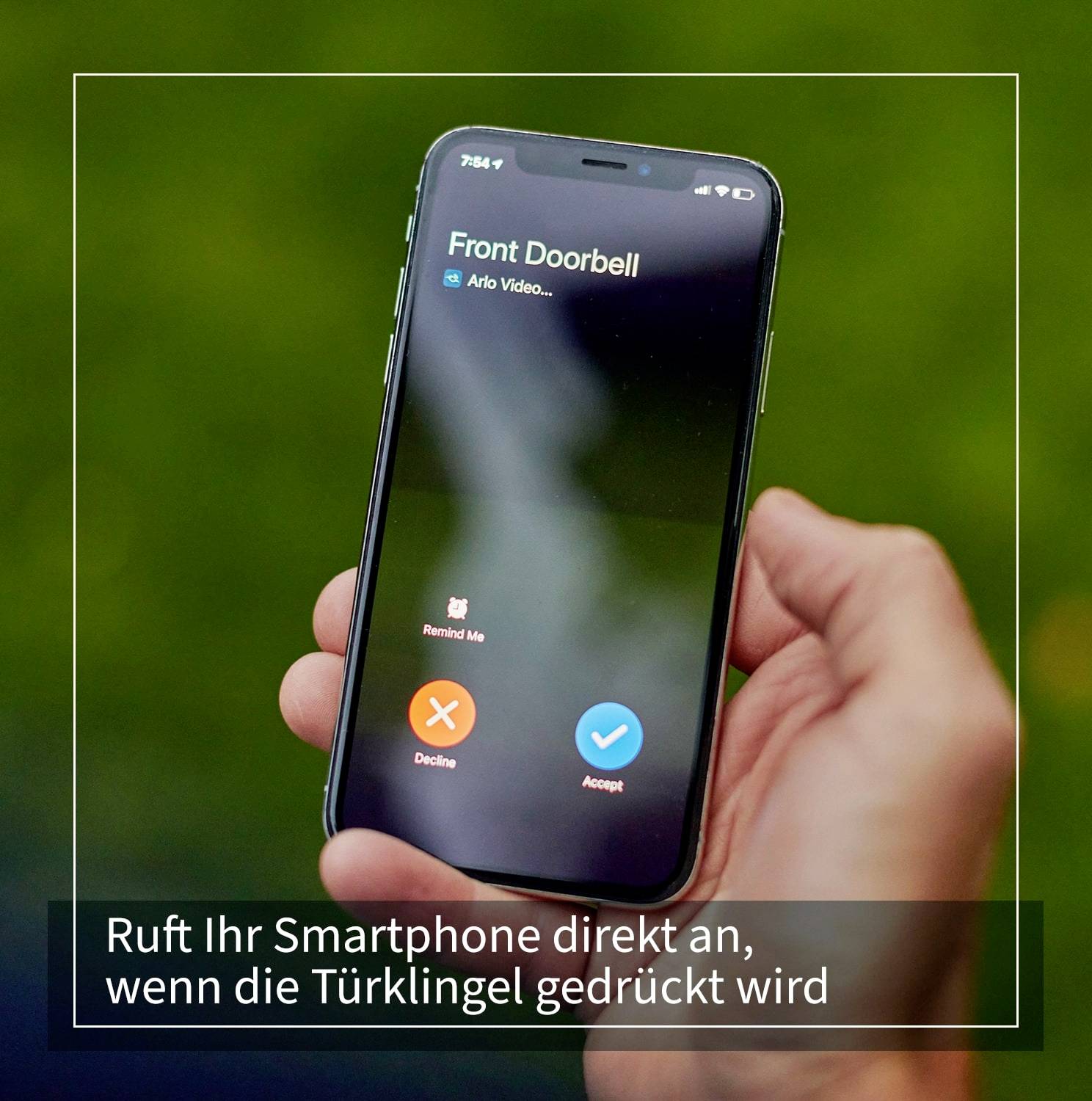 ARLO AVD2001B-100EUS Funkklingel Sender mit Bewegungsmelder