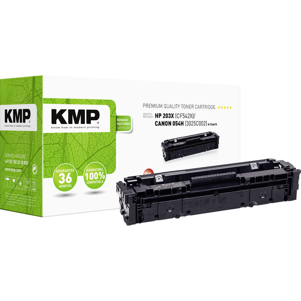 KMP Tonerkassette ersetzt HP HP 203X (CF542X) Kompatibel Gelb 2500 Seiten H-T246YX 2549,3009