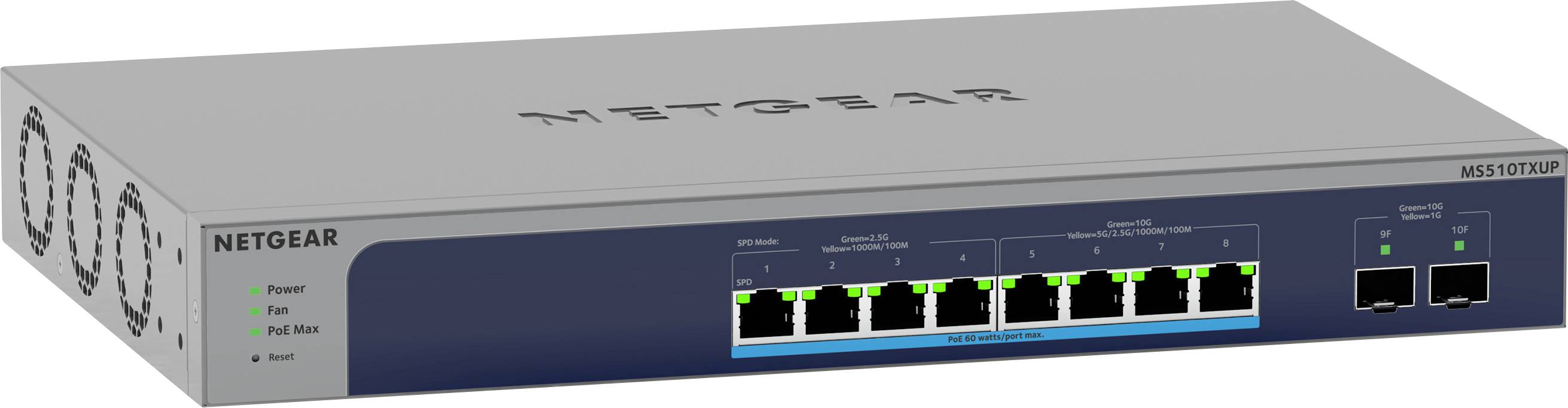 NETGEAR MS510TXUP Netzwerk Switch MS510TXUP-100EUS 8 Port