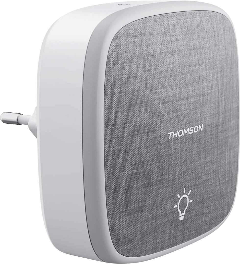 Thomson 513133 Funkklingel Komplett-Set batterielos, mit Namensschild