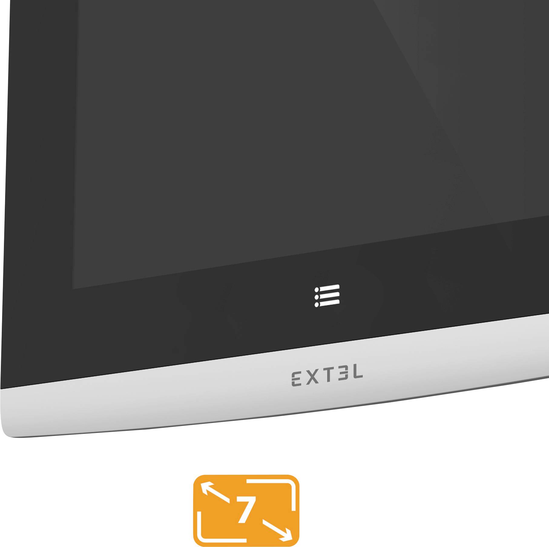 Extel CODE Connect Video-Türsprechanlage WLAN Komplett-Set Schwarz, Glas
